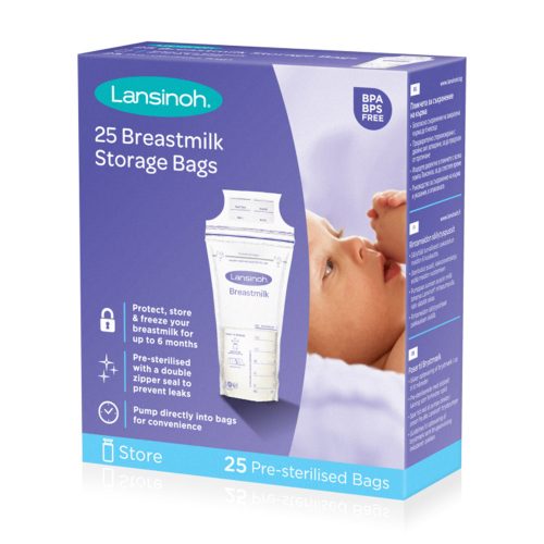 Lansinoh anyatejtároló zacskó 25 db 