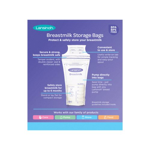 Lansinoh anyatejtároló zacskó 25 db 
