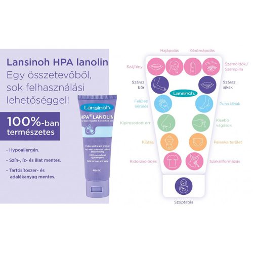 Lansinoh bimbóvédő krém HPA Lanolin 10ml 