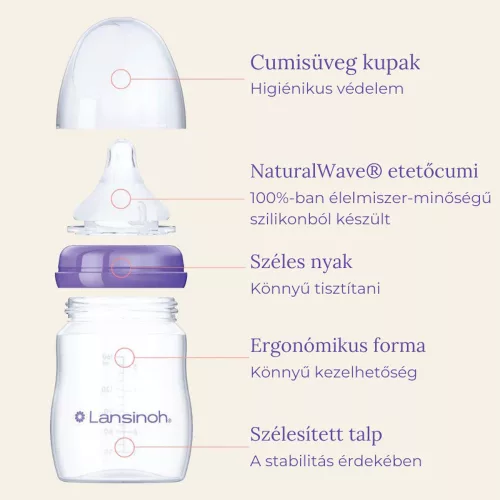 Lansinoh cumisüveg  dupla 160ml