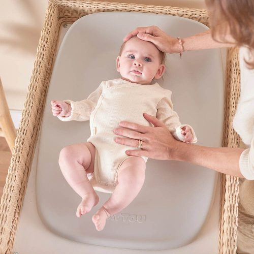 Nattou pelenkázó lap Softy 70x50cm Clay