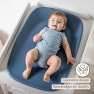 Nattou pelenkázó lap Softy 70x50cm kék