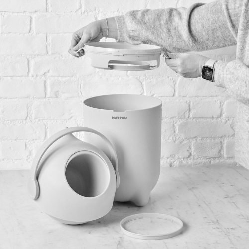 Nattou pelenka tároló Dropy Taupe