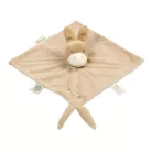 Nattou szundikendő plüss és pamut 28x28 cm LouLou Comforter csacsi karamell