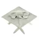 Nattou szundikendő plüss és pamut 28x28 cm LouLou Comforter elefánt zöld