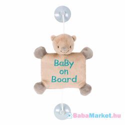 Nattou plüss Baby on Board Mia and Basile - Basile, a medve