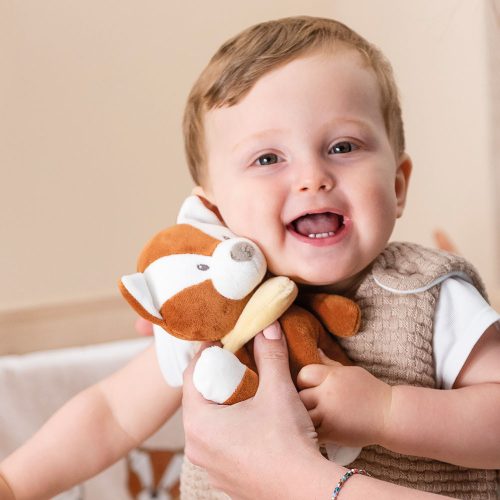 Nattou csörgő plüss Boris and Jungo - Boris, a vörös panda