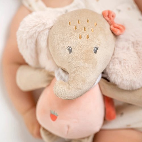 Nattou felhúzós zenélő játék plüss nagy Flo, Ernest and Oli - Oli, az elefánt