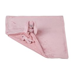   Nattou szunditakaró plüss foszforeszkáló Lapidou - Nyúl sötétpink