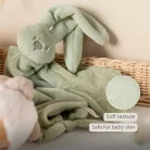 Nattou szundikendő plüss Lapidou Maxi - nyuszi zöld