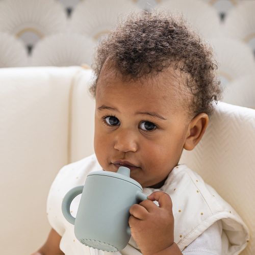 Nattou itatópohár szívószálas szilikon Luna and Axel - Luna, a zsiráf