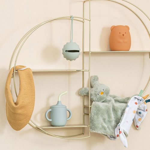 Nattou itatópohár szívószálas szilikon Luna and Axel - Luna, a zsiráf