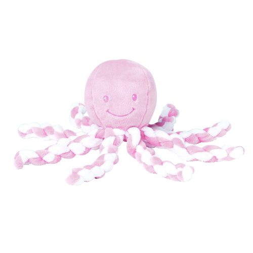 Nattou plüss babjáték - 23cm Octopus rózsaszín