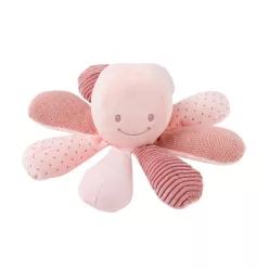   Nattou foglalkoztató játék plüss Lapidou Octopus Rózsaszín