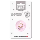 BIBS játszócumi - Colour natúr kaucsuk 0-6 hó babarózsaszín 1 db tasakban