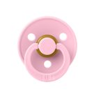 BIBS játszócumi - Colour natúr kaucsuk 6-18 hó babarózsaszín 1 db tasakban