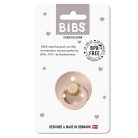 BIBS játszócumi - Colour natúr kaucsuk 6-18 hó púderrózsaszín 1 db tasakban