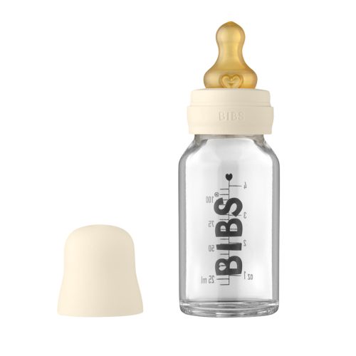 BIBS cumisüveg szett üveg 110ml krémfehér