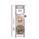 BIBS játszócumi - X Liberty Colour natúr kaucsuk 6-18 hó capel púderrózsaszín 2 db