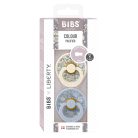 BIBS játszócumi – X Liberty Colour natúr kaucsuk 0-6 hó eloise hamvaskek 2 db