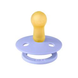   BIBS játszócumi - Colour natúr kaucsuk 6-18 hó lenvirág 1 db tasakban