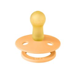   BIBS játszócumi - Colour natúr kaucsuk 6-18 hó mangó 1 db tasakban