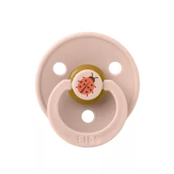  BIBS játszócumi - Studio Katica Colour natúr kaucsuk 6-18 hó púderrózsaszín 1db tasakban