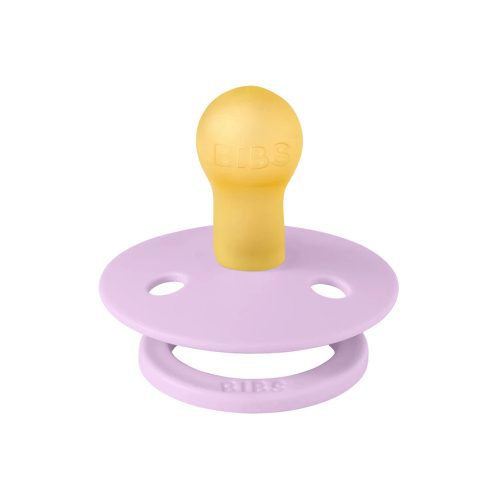 BIBS játszócumi - Studio Katica Colour natúr kaucsuk 0-6 hó viola 1db tasakban