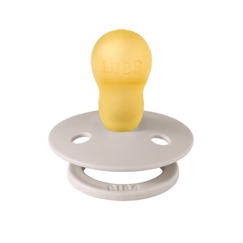 BIBS játszócumi - Studio Méhecske Colour natúr kaucsuk 18-36 hó gombaba 1db tasakban