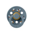 BIBS játszócumi - Studio Méhecskék Colour natúr kaucsuk 18-36 hó páva 1db tasakban