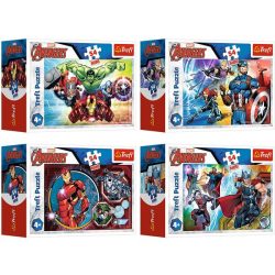 Marvel bosszúállók: 54 db-os mini puzzle - többféle