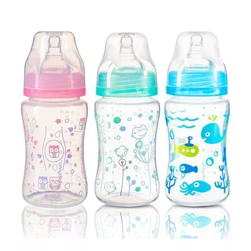 BabyOno cumisüveg műanyag  szélesnyakú anticolic 240ml
