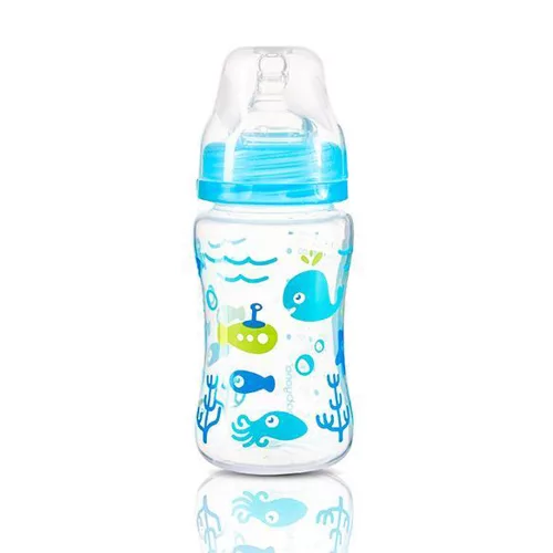 BabyOno cumisüveg műanyag  szélesnyakú anticolic 240ml