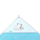 BabyOno fürdőlepedő kapucnis 100x100cm bambusz 346/02 jegesmedve