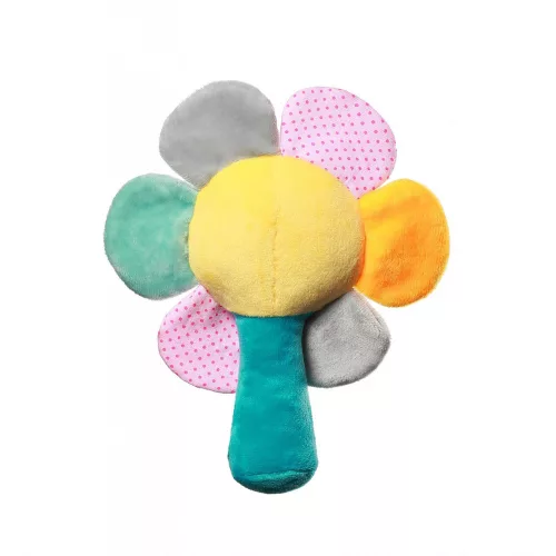 BabyOno csörgő Rainbow flower plüss virág 609