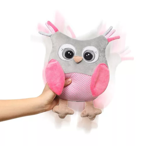 BabyOno csörgő Sofia bagoly plüss 30cm két színben 441