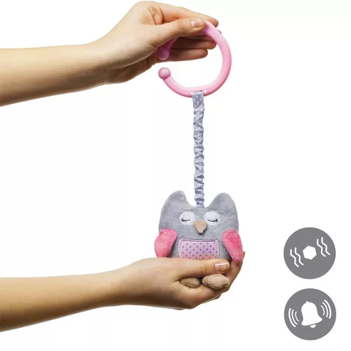 BabyOno játékfigura Sofia bagoly plüss rezgő 21cm két színben 442