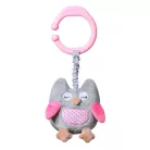 BabyOno játékfigura Sofia bagoly plüss rezgő 21cm két színben 442