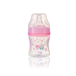  BabyOno cumisüveg műa. szélesnyakú anticolic 120ml rózsaszín 402/02