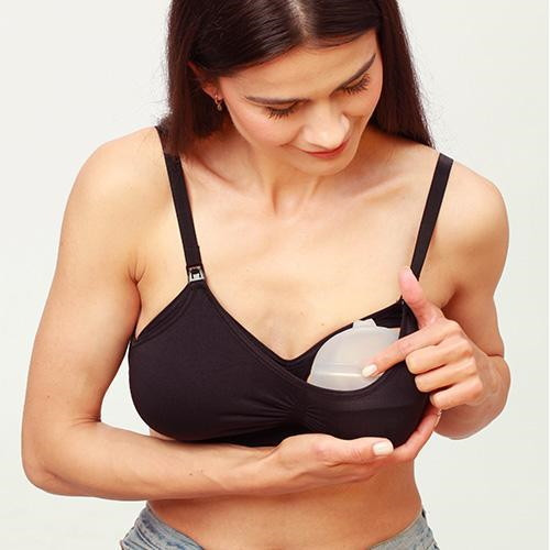 BabyOno tejgyűjtő kagyló MILK ME! - vákuumfunkcióval 1400