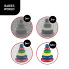 BabyOno készségfejlesztő piramis Tiny Yoga C:MORE 783