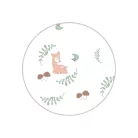 BabyOno lepedő - gumis, bambusz 60x120cm erdő 749/01