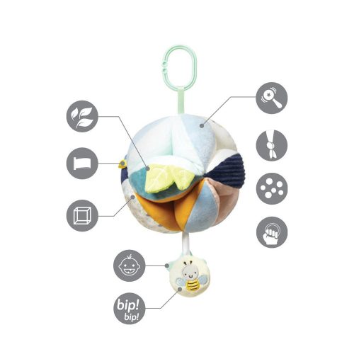 BabyOno játéklabda - Woodland puha készségfejlesztő 1436