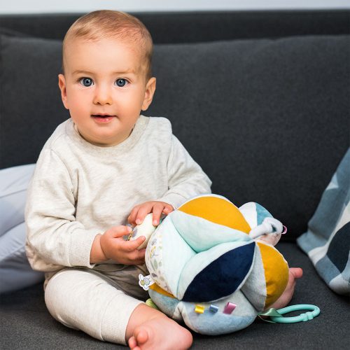 BabyOno játéklabda - Woodland puha készségfejlesztő 1436