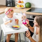 BabyOno evőeszköz-készlet rozsdamentes acél szürke szív/papírrepülő 1065/02