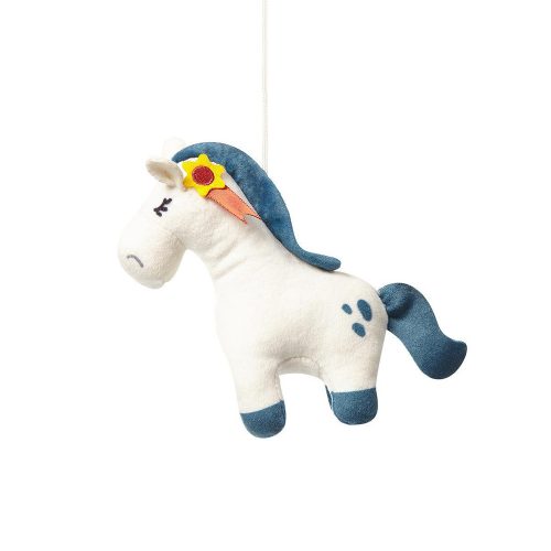 BabyOno zenélő-forgó elektromos - utazóágyra és fa kiságyra - Lovak 793