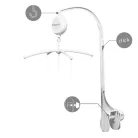 BabyOno zenélő-forgó elektromos - utazóágyra és fa kiságyra - Lovak 793