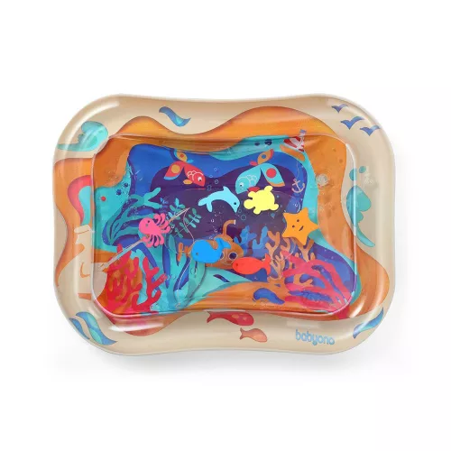 BabyOno játszószőnyeg interaktív - Coral Reef - felfújható és vízzel tölthető 827