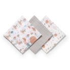 BabyOno textilpelenka színes 3db bambusz világosszürke 397/09