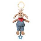 BabyOno felhúzós-zenélő - Kertész kutya kordbársony 1124/01